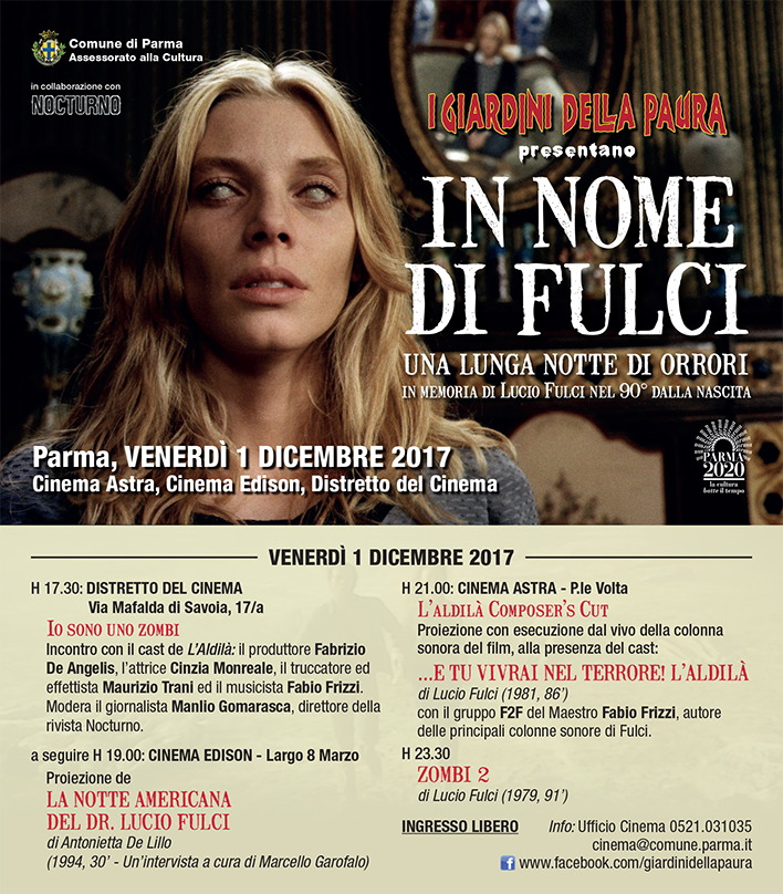 “In nome di Fulci”: una lunga notte di orrori in memoria del regista nel 90° dalla nascita. Al cinema il 1 dicembre