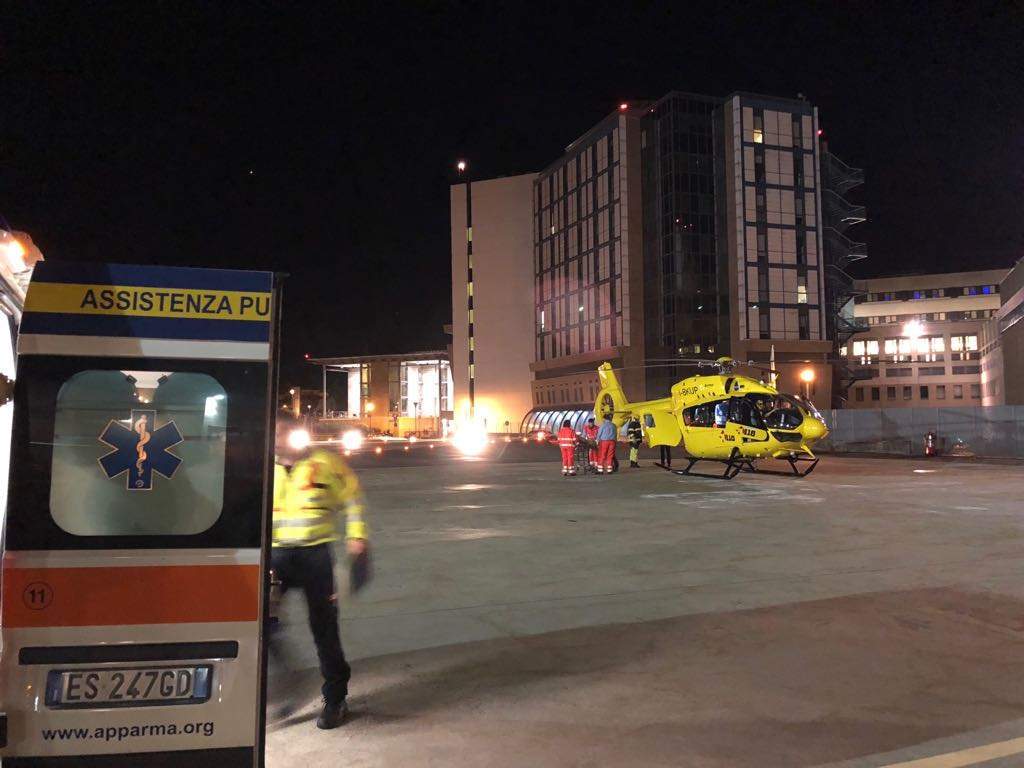 Via al servizio di Elisoccorso notturno: i primi due pazienti soccorsi e portati al Maggiore