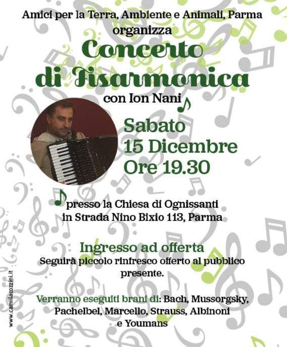 Amici per la Terra, Ambiente e Animali: concerto il 15 dicembre presso la Chiesa Ognissanti per raccogliere fondi