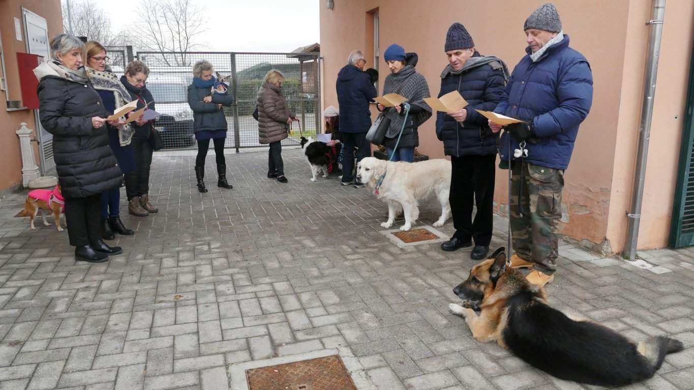 Benedizione degli animali al Canile Municipale Lilli e il Vagabondo