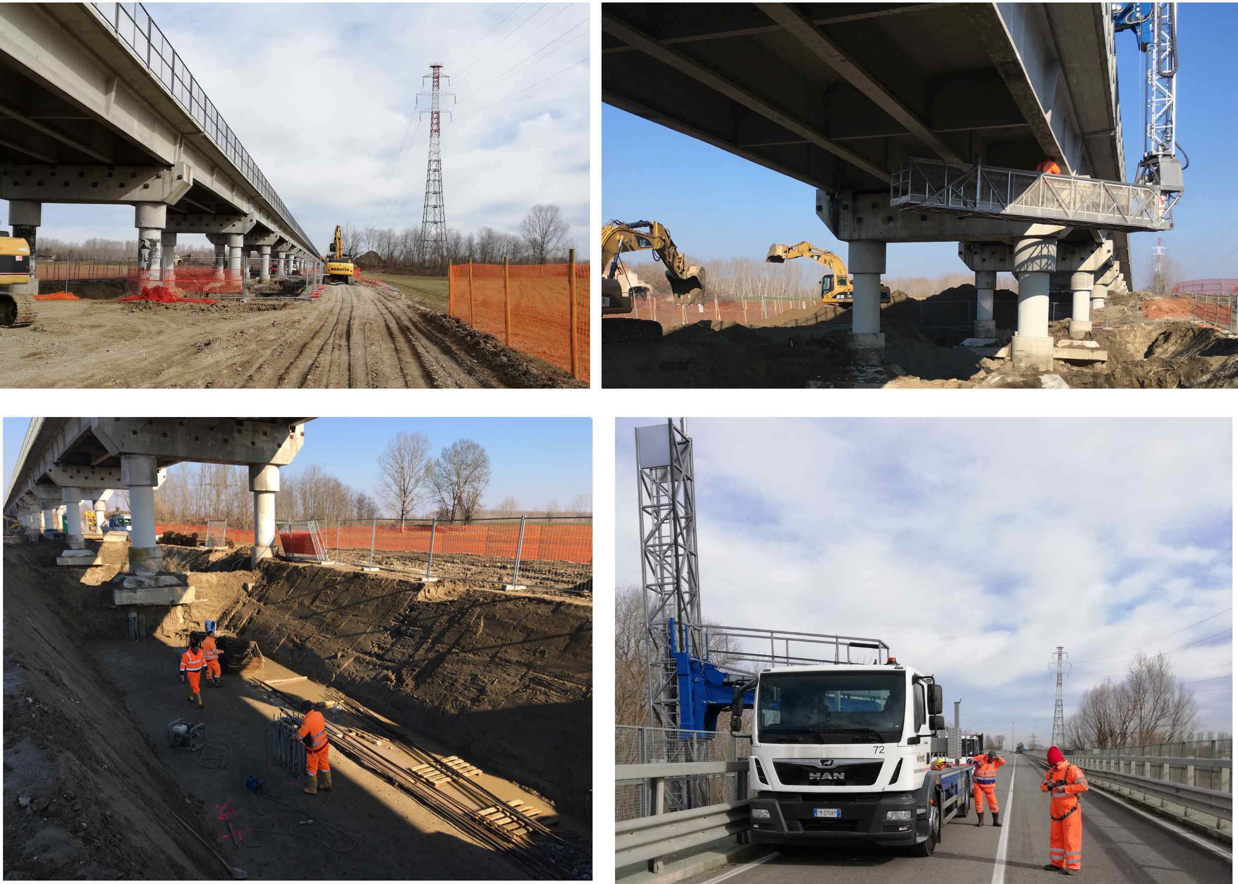 Ponte sul Po di Colorno: 4 squadre al lavoro 