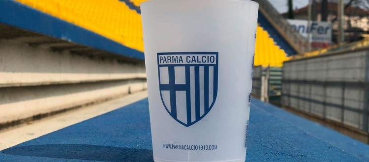 Ecosostenibilità, per Parma-Juve debuttano i nuovi bicchieri di plastica rigida lavabile