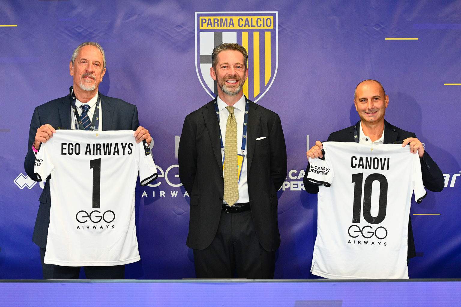 Il Parma cerca di prendere il volo: Back sponsor Ego Airwais