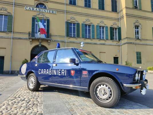 Alla Mille Miglia la storica Alfetta dei Carabinieri – FOTO