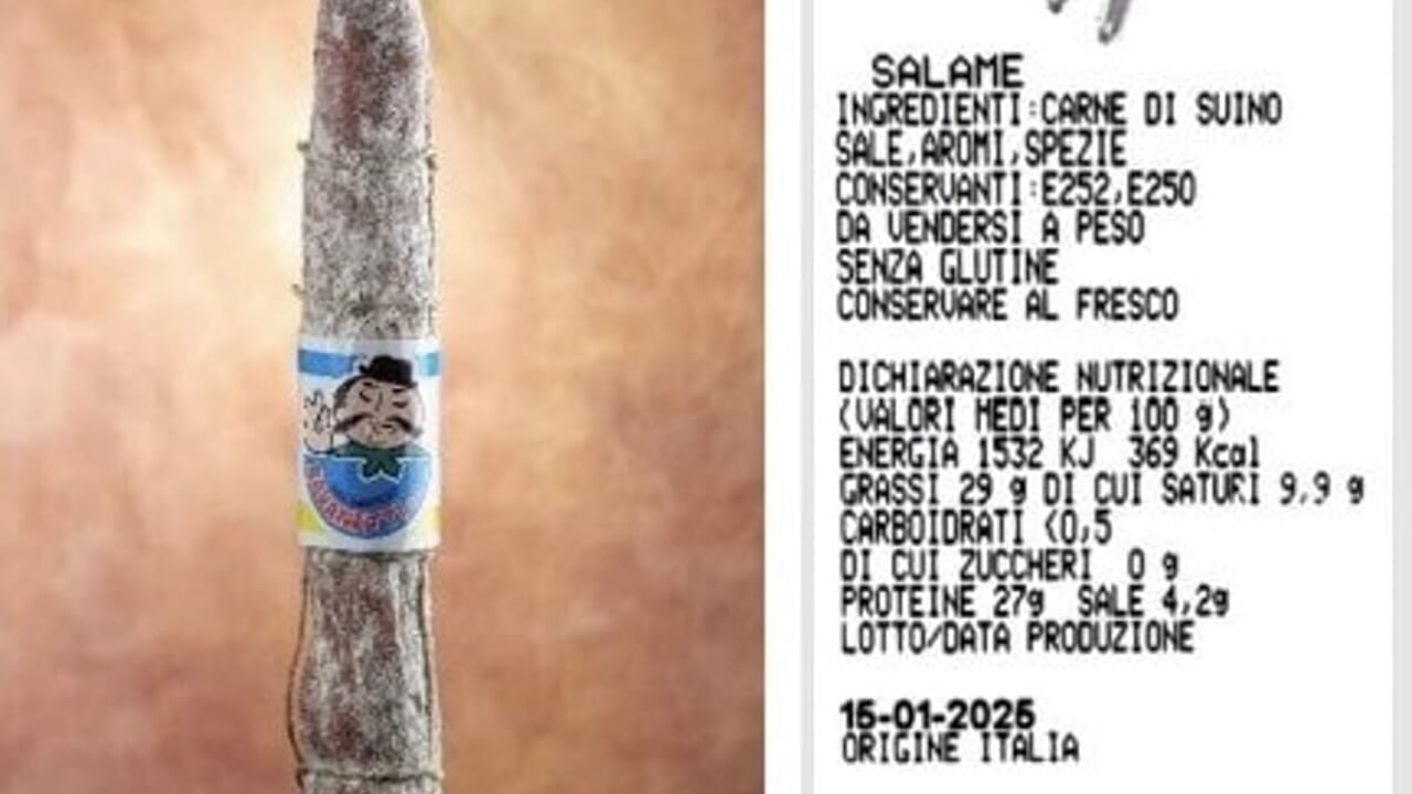 Allerta –  Ritirato lotto di salame Ravanetti per possibile presenza di frammenti di spugna