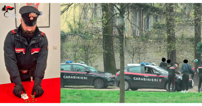 Parco Ducale: droga e atti osceni. Arrestato 25enne, pioggia di denunce