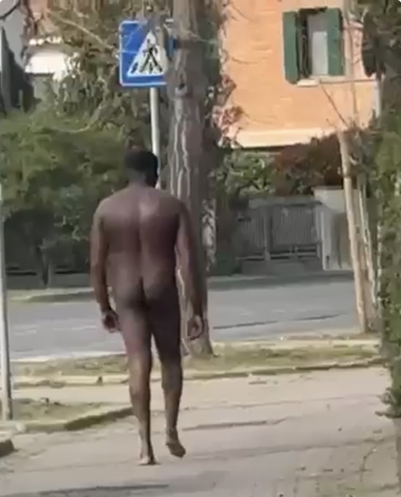 Nel Montanara – Uomo nudo a passeggio
