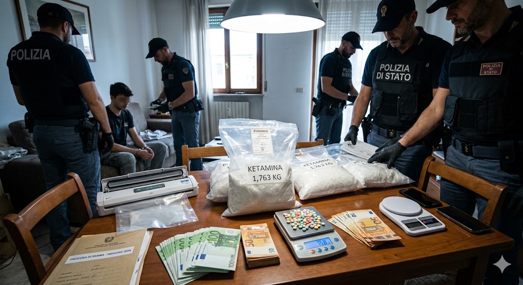 I social nuovo mercato dello spaccio: arrestato un 22enne con 2 kg di ketamina