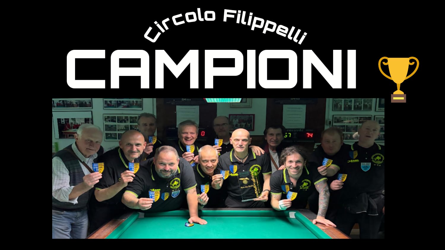 Biliardo boccette: impresa del Filippelli che si ripete e resta campione provinciale