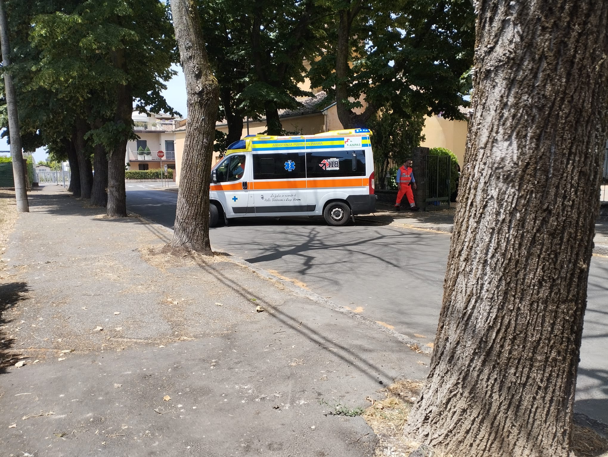 Baganzola, bambino sviene e batte il volto cadendo durante le prove teatrali in parrocchia