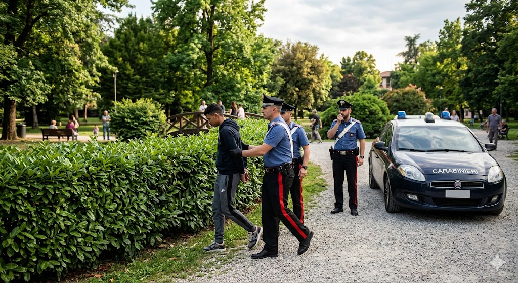 Milano-Parma, sola andata: ventenne latitante scovato nel parco e portato in cella
