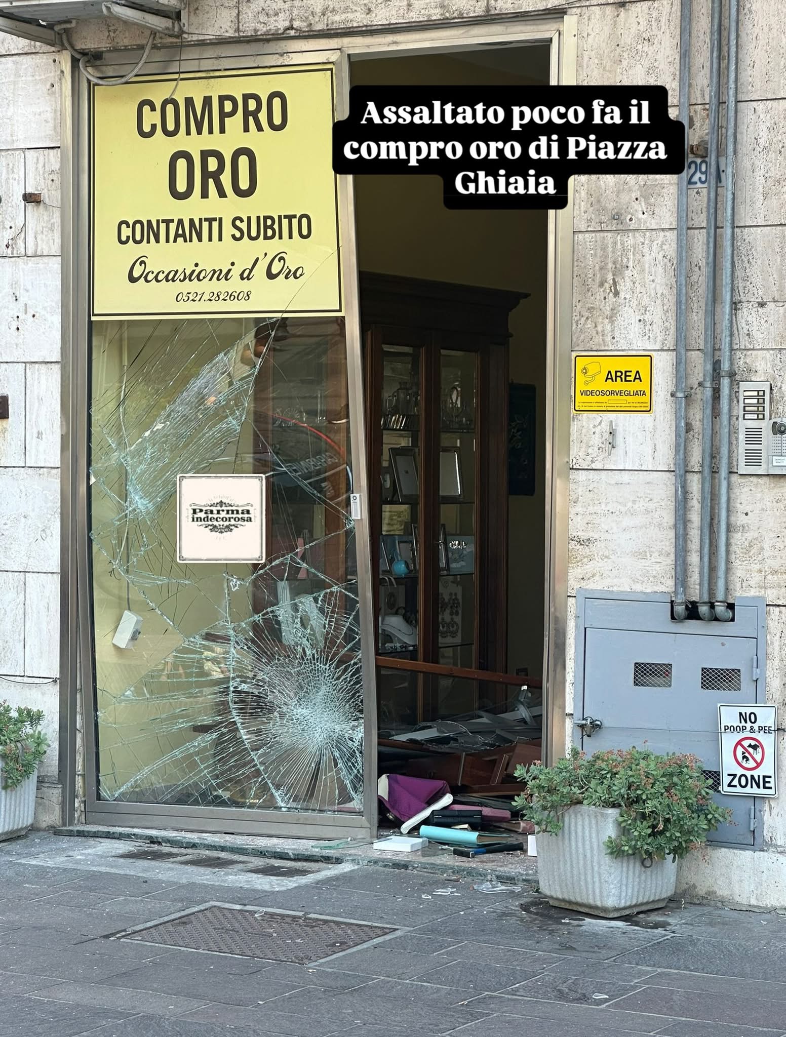 Assalto al compro oro di Piazza Ghiaia