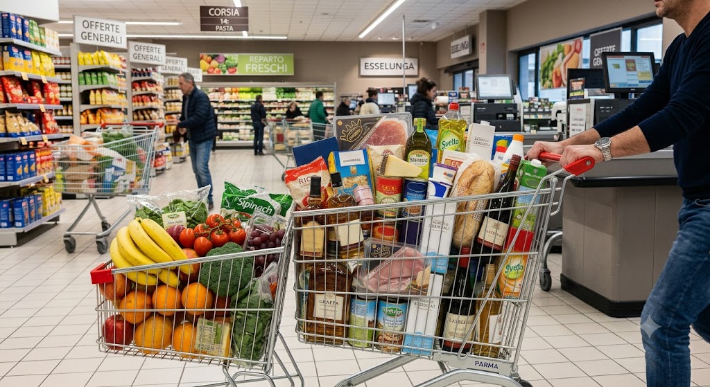 Spesa da re: oltre 1200 euro. Ma cerca di uscire senza pagare: arrestato