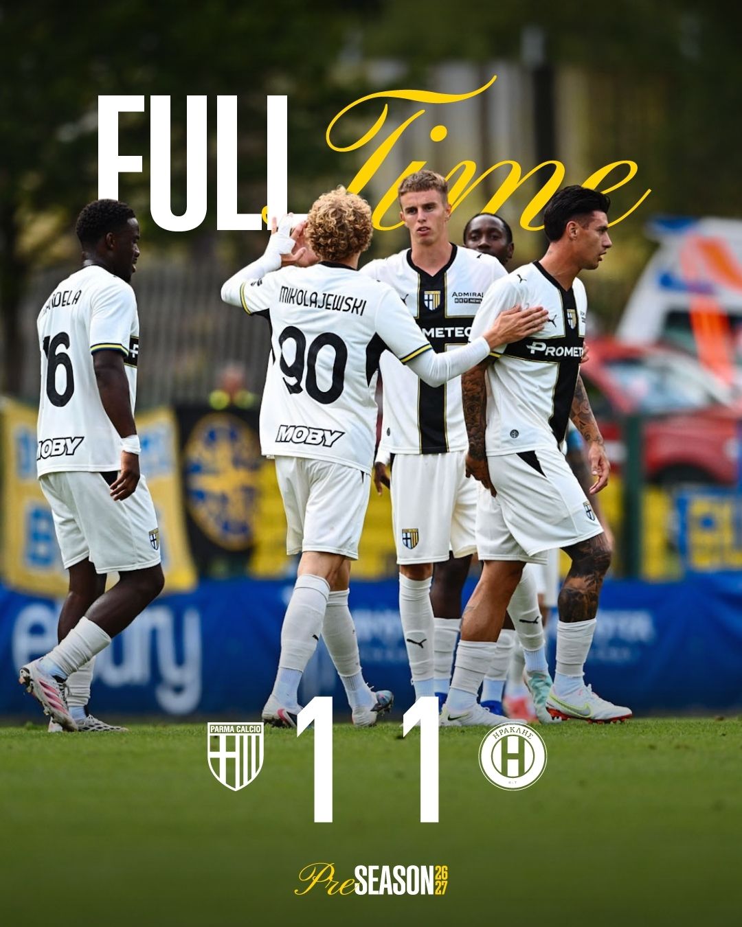 Parma, contro l’Iraklis finisce 1-1