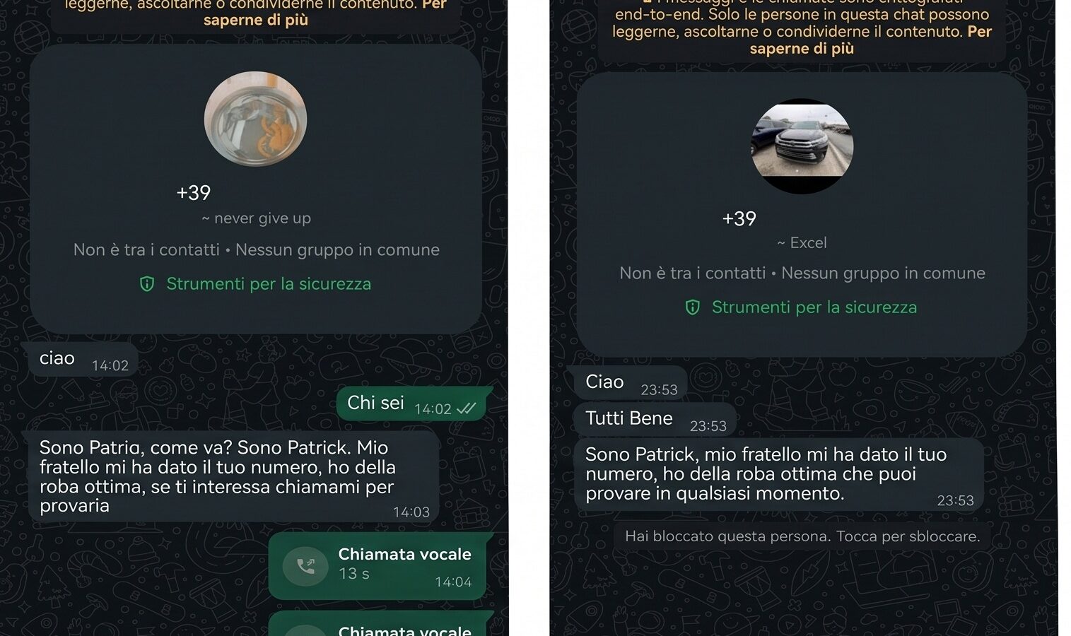 La droga viaggia su….whapp – FOTO