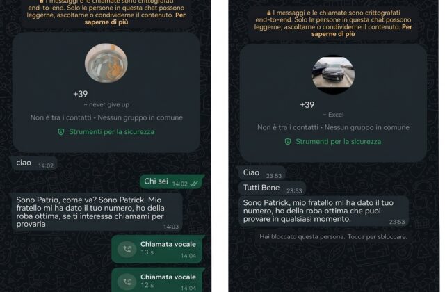 La droga viaggia su….whapp – FOTO